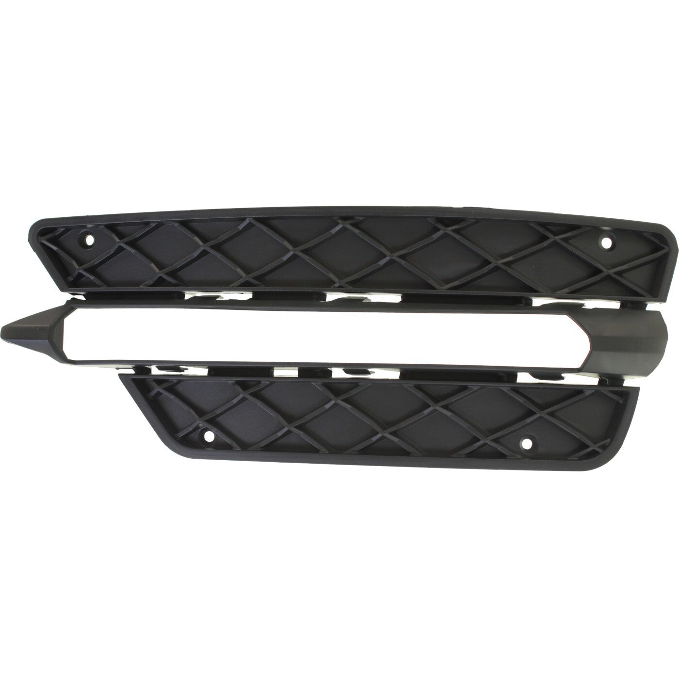Bumper grille for 2012-2014 C250 C300, right-side textured black plastic. n