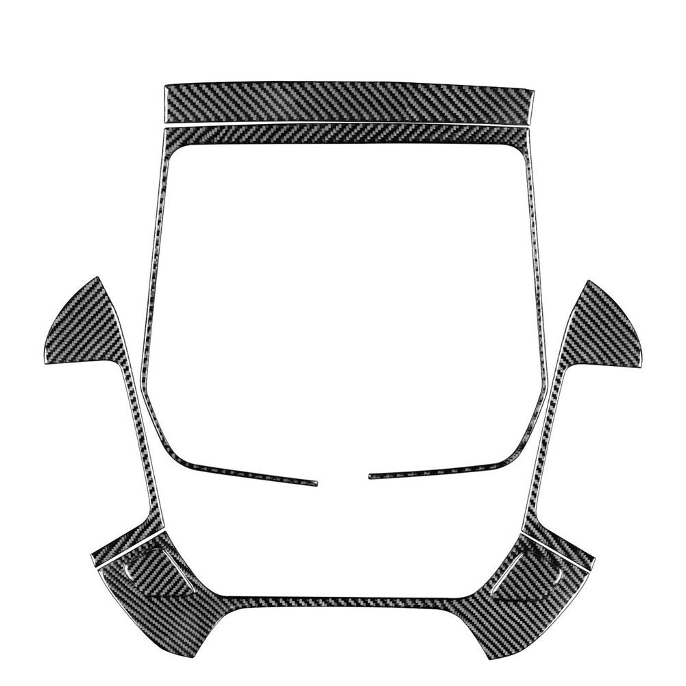 5X Rear Front Door Handle Trim Cover Carbon Fiber for CADILLAC CTS SPORT 2008-UP v