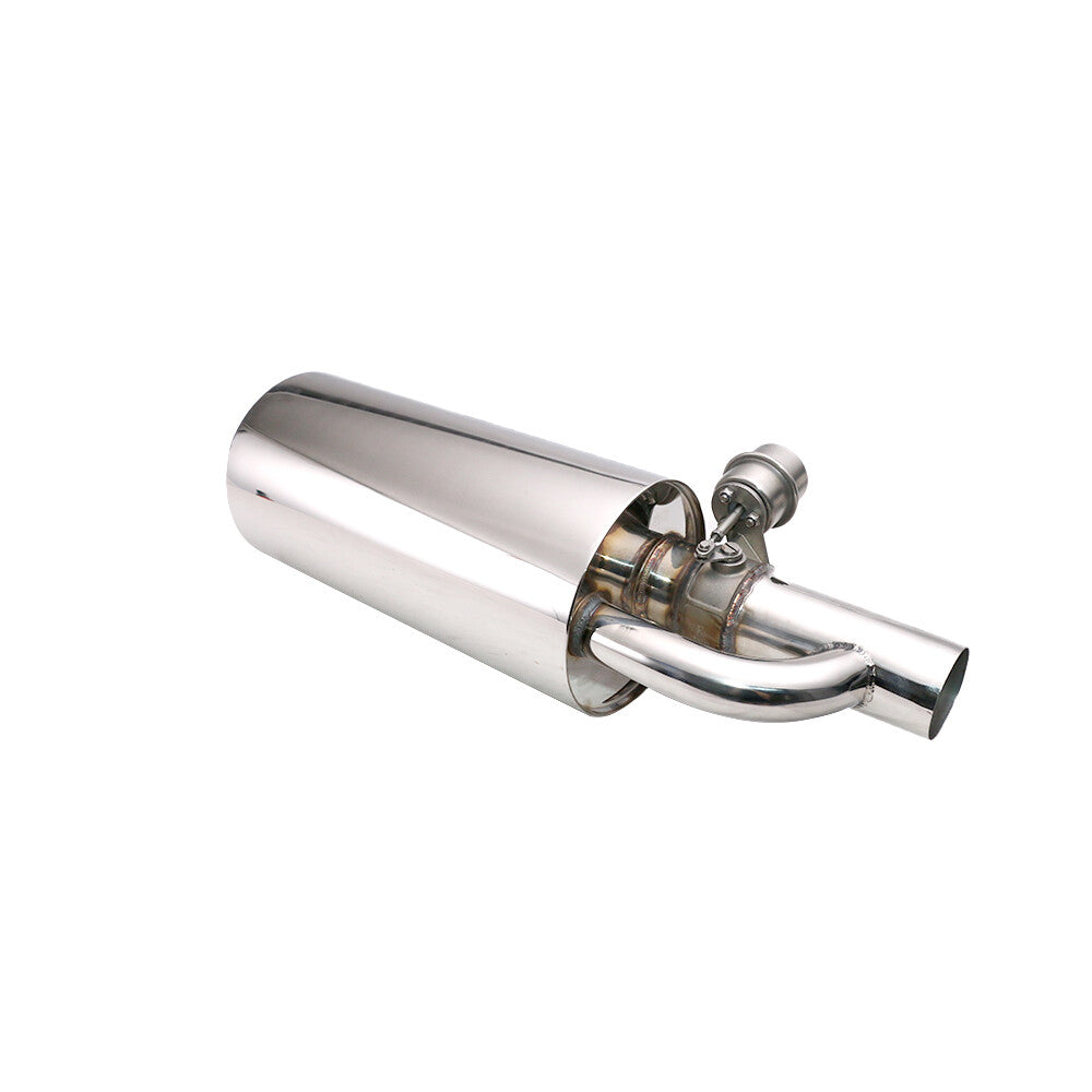Pair 2.5 Adjust The Sound Muffler W/ Exhaust Valve Outlet 6.72 Body
