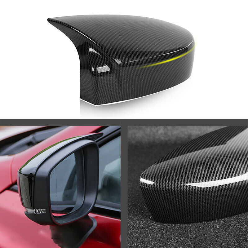 Carbon Fiber ABS for Mazda 3 Axela 2017-2018 Rearview Side Door Mirror Covers