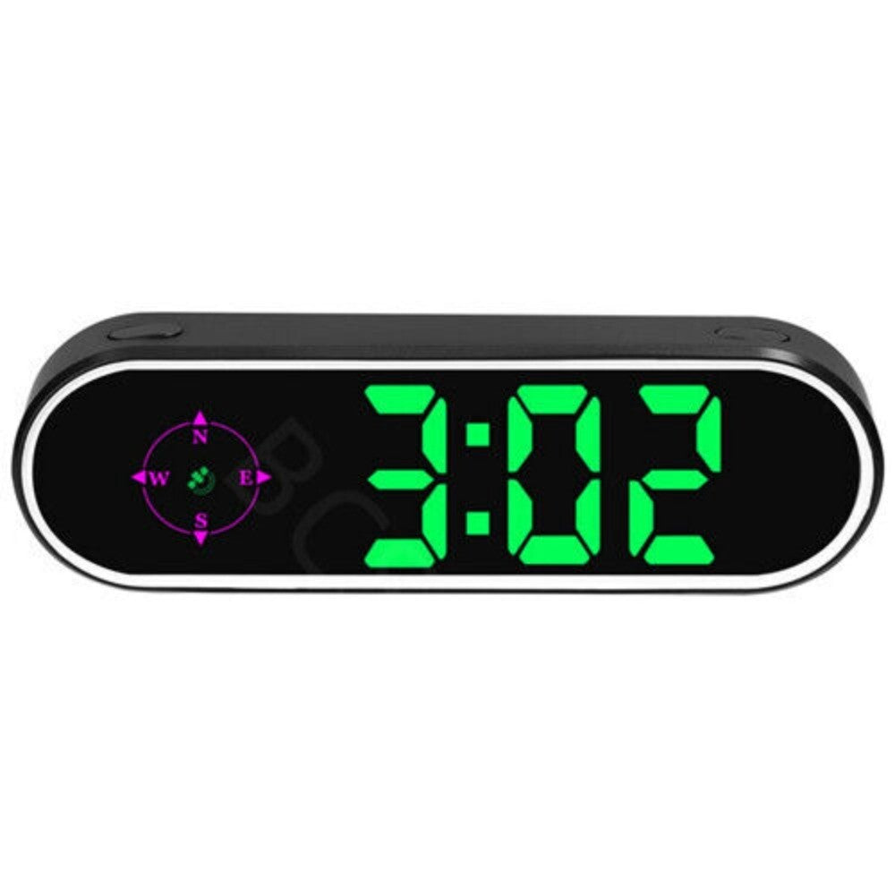 1x Car HUD Real-Time Display GPS Digital Speedometer Overspeed Alarm MPH KMH LED n
