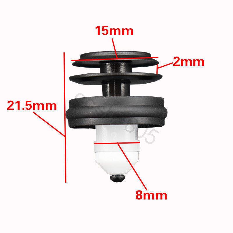 10 Pcs Car Door Trim Panel Retainers Clips for Bmw Gt X1 for X5 Q