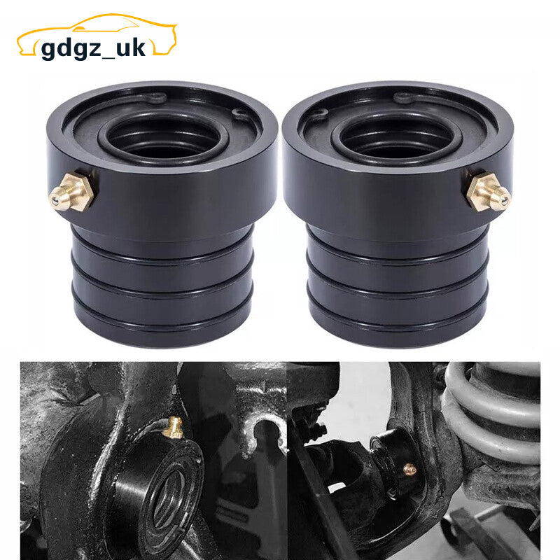 2PCS Black Front Axle Tube Seal Pair for Jeep for Wrangler JK TJ XJ ZJ MJ Dana 30/44