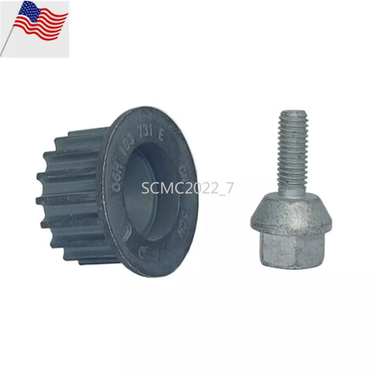 Water Pump Pulley W/ Bolt for VW for Golf for Jetta for Passat CC for AUDI A5 Q5 TT 06H103731F