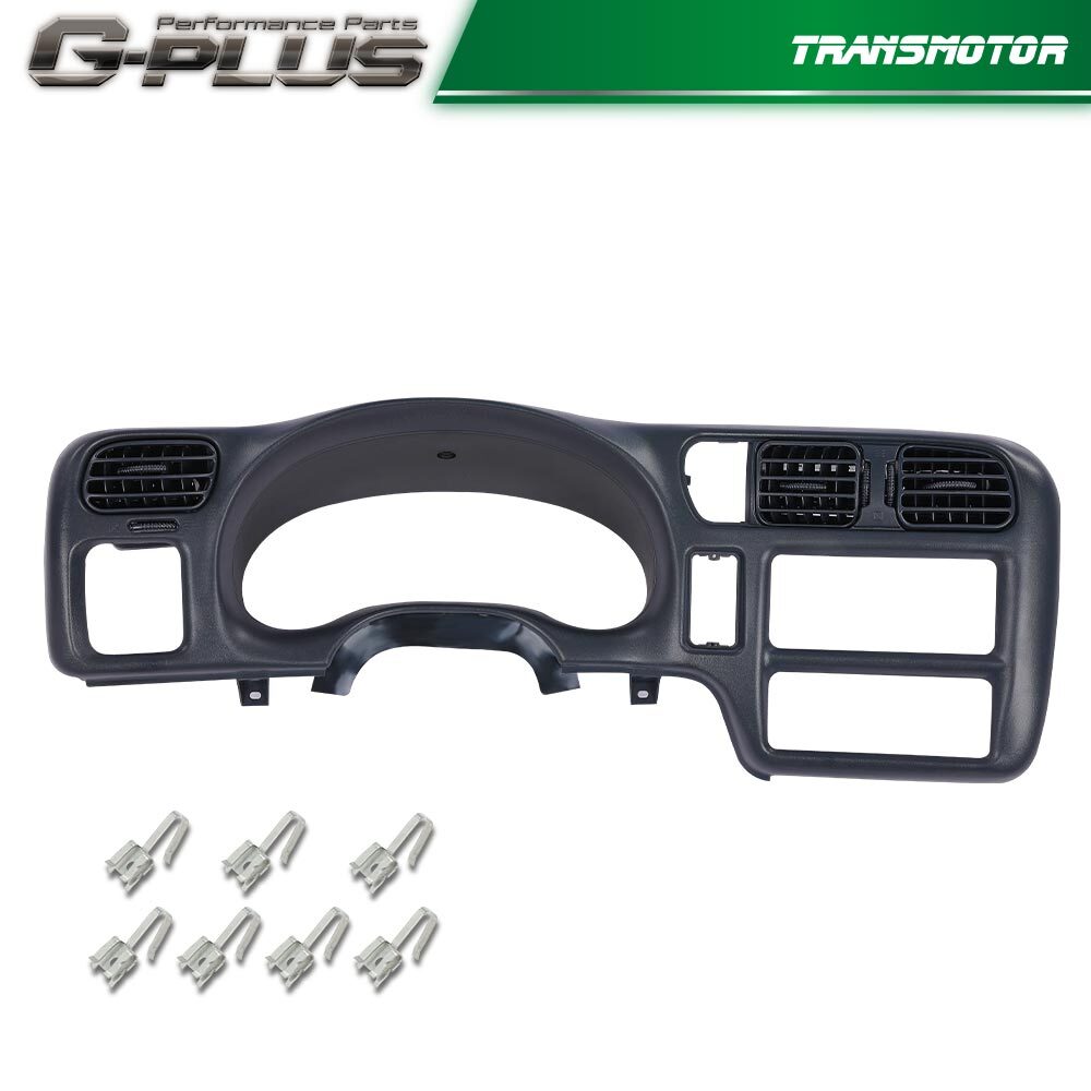 Dark gray dashboard trim border suitable for 1998-2004 Jimmy Sonoma S10 Bravada suit jackets from the . Q