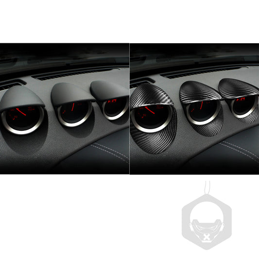 3 Carbon Fiber Interior Instrument Panel Covers for 370Z - Parts n
