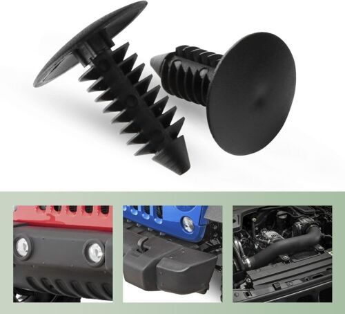 100X 8 mm Bumper Clip, Car Hole Plastic Rivet Fastener, Mudguard New Product Launch
