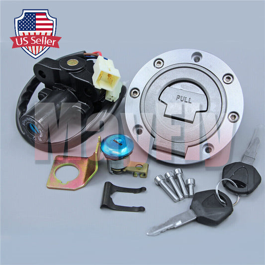 Fit for Yamaha YZF R1 FJR1300 YZF-R6 Ignition Switch Lock Fuel Gas Cap Key Set