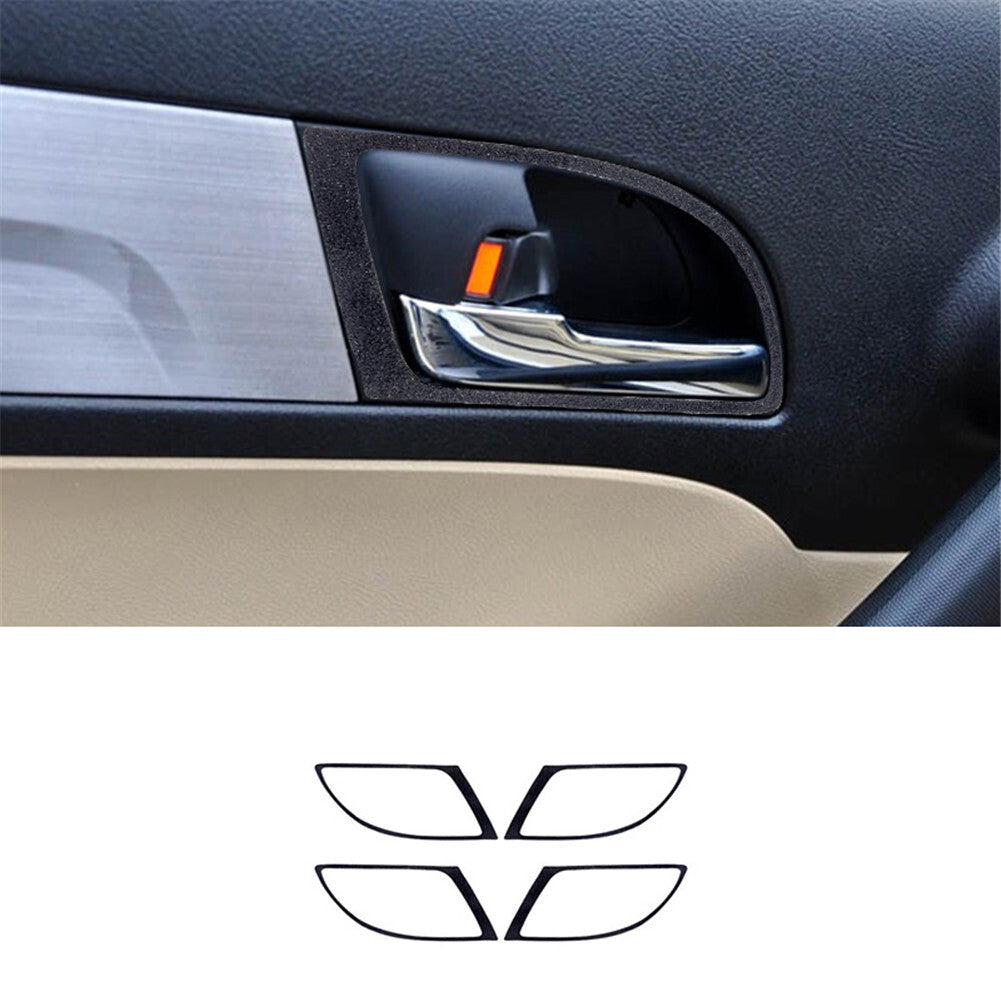 Suede Leather Door Inner Handle Frame Trim Cover for Honda CR-V CRV 2007-2011