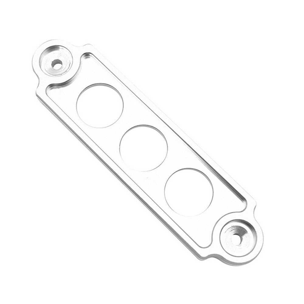 Silver Car Battery Tie Down Bracket Clamp Holder - Small Universal 45 x 170mm Q