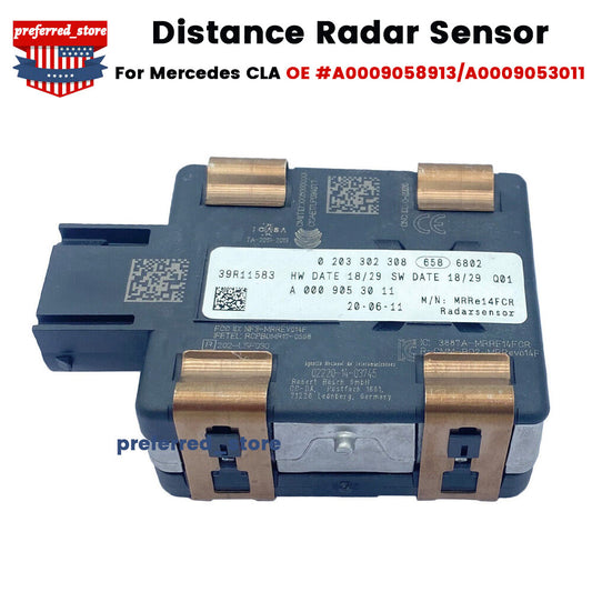 The new radar sensor control unit is suitable for Mercedes A0009053011 A0009058913 A0009057011- v