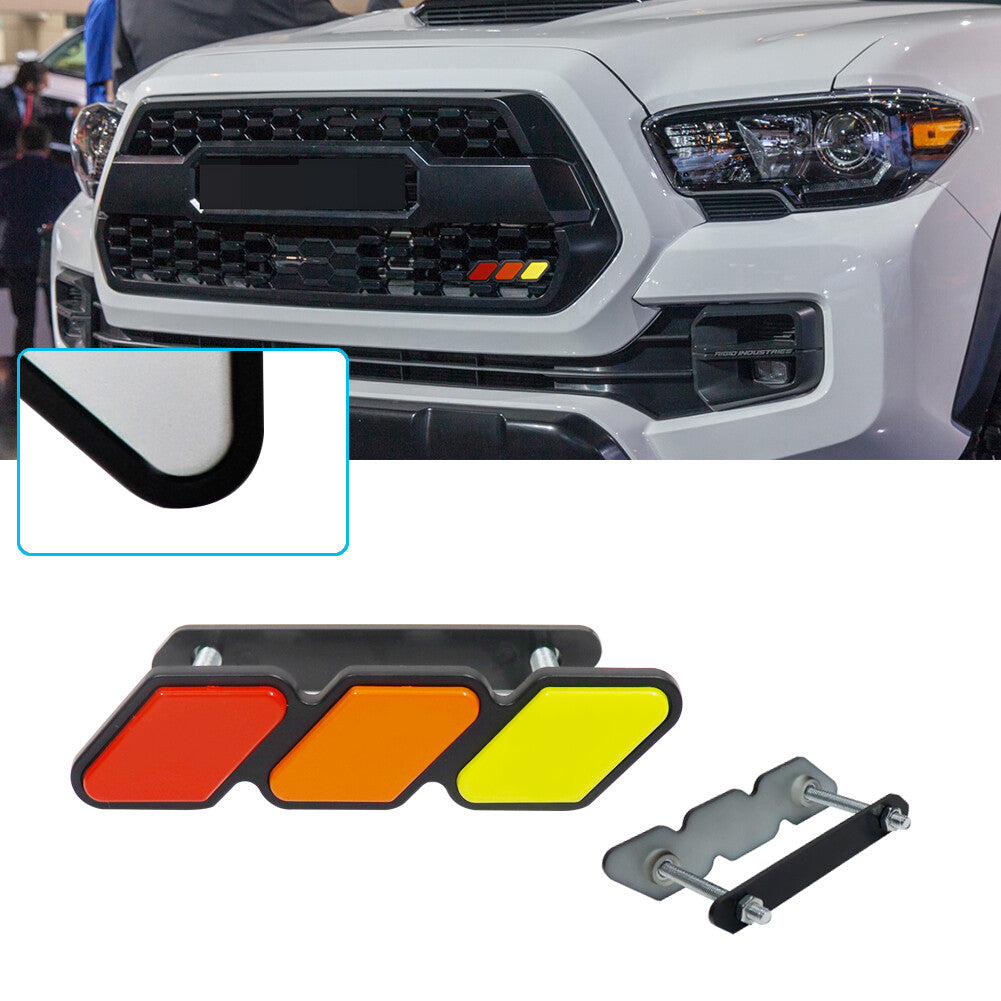 tri-color 3-grille badge EA for Toyota Tacoma 4Runner Tundra