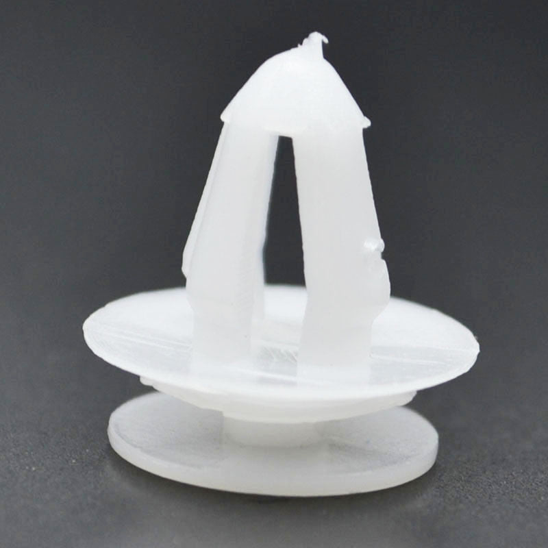 100Pcs. White Car Door Panel Trim Rivet Clip Fastener Retainer Push Pin NEW