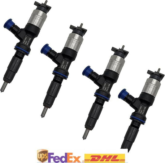 4X Fuel injector 295050-0401 370-7282 for Caterpillar CAT C4.4 C7.1 C6.6 Engine