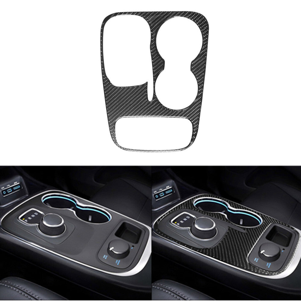 2X Red Carbon Fiber Front Door Control Frame Cover Trim For Ranger 2019-22 v