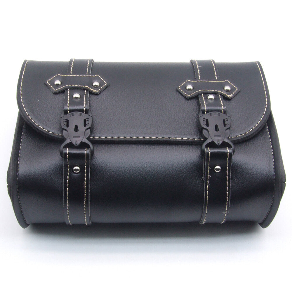 Universal Motorcycle Side Saddlebag, Luggage Bag, Tool Bag, PU Leather