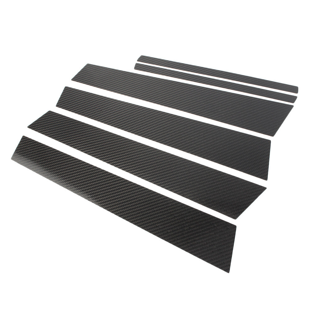 Carbon Fiber Car Window B Pillar Trim Cover for BMW 3 Series F30 2013-2018 2017