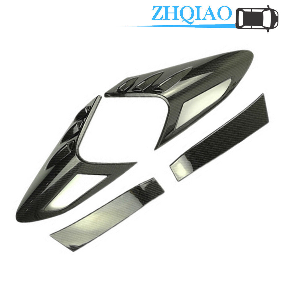 Carbon Fiber Rear Tail Light Lamp Cover Trim Fits for Toyota C-HR CHR 2016-2020