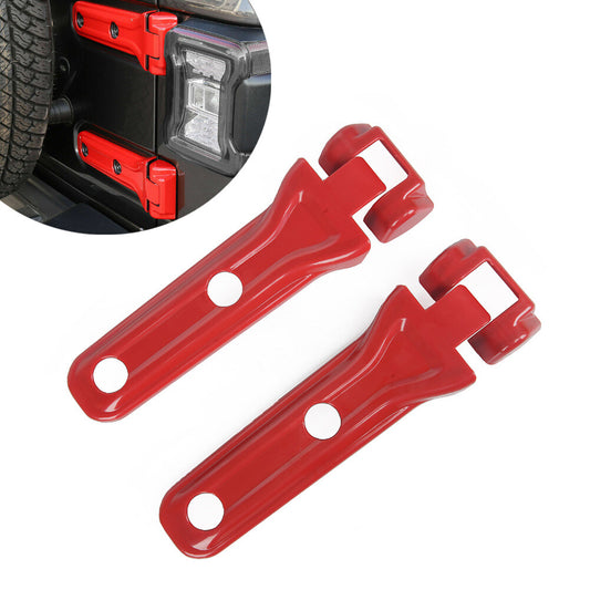 for Jeep for Wrangler JL 2018-2022 Red Rear Spare Tire Tailgate Door Hinge Cover