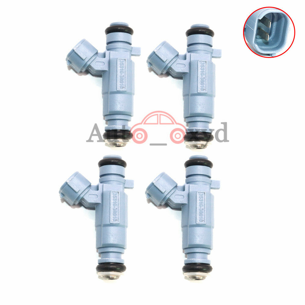 4-piece set 35310-38010 new fuel injectors 2001-2006 for Hyundai Santa Fe 2.4L
