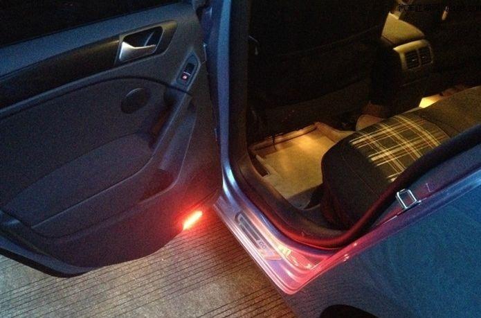 Door Warning Light w/ Cable Set for VW Rabbit for Jetta for Golf MK5 MK6 for Passat B6 Q