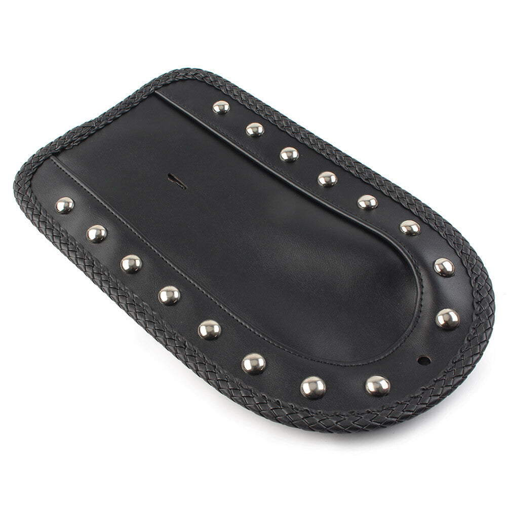 Rear Fender Bib Solo for Seat PU for Harley Softail FXSTC Fatboy EFI FLSTFI Black Q