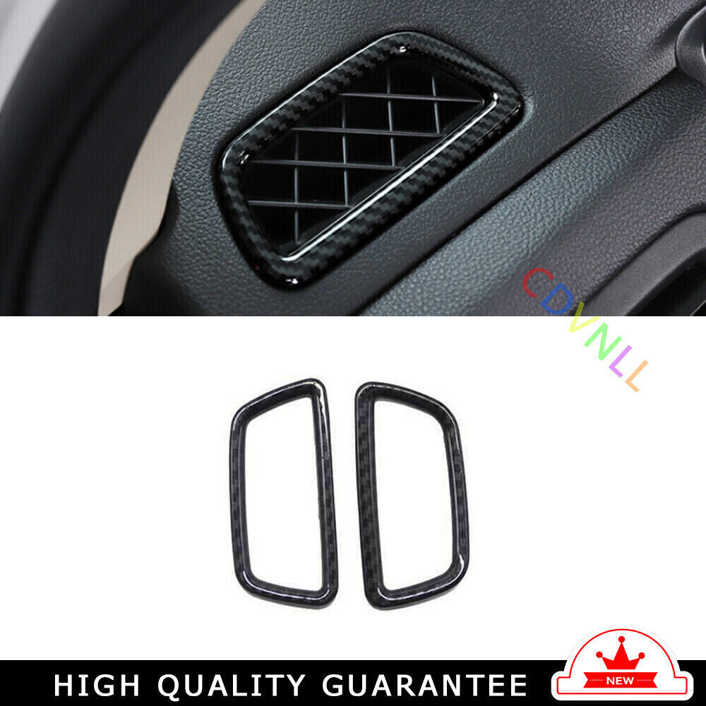 Instrument LR Air Outlet Vent Trim 2 for Honda CRV CR-V 2012-2016 Carbon Fiber