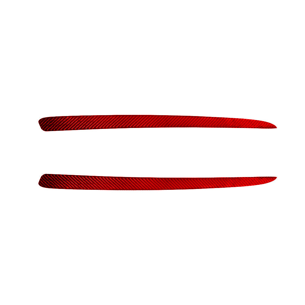 Red Carbon Fiber Headlight Switch Trim for Land Rover Discovery Sport 2015-2019 v