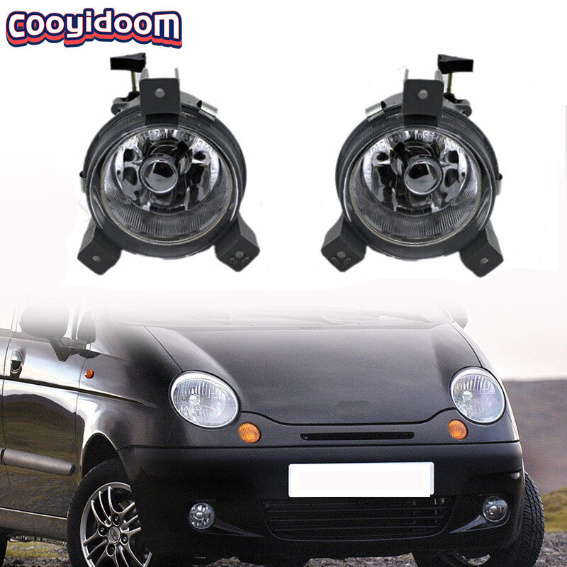 Pair Front Fog Lamp Driving Lamp Foglight for Chevrolet Matiz 2001-2005