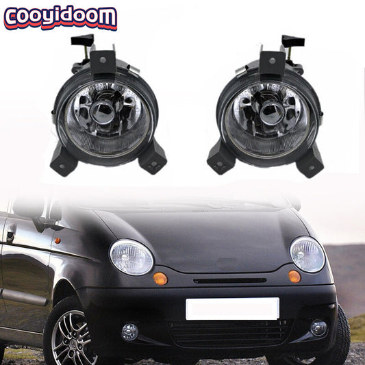 Pair Front Fog Lamp Driving Lamp Foglight for Chevrolet Matiz 2001-2005