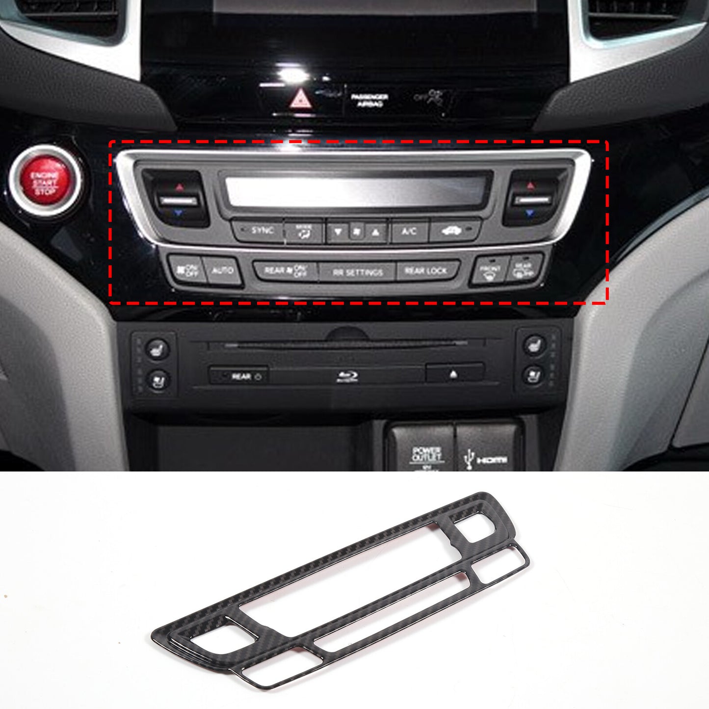 For 2019-23 for Corolla Hatchback Glossy Black Side for Smart Door Handle Cover- v