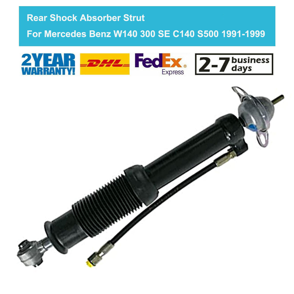 1PC Rear Shock Absorber Strut for Mercedes W140 S320 S420 S500 S600 1992-1999
