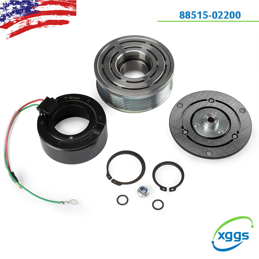 For 2007-2014 for Honda CR-V 2.4L A/C AC Compressor Clutch Bearing Coil Plate Pulley Q