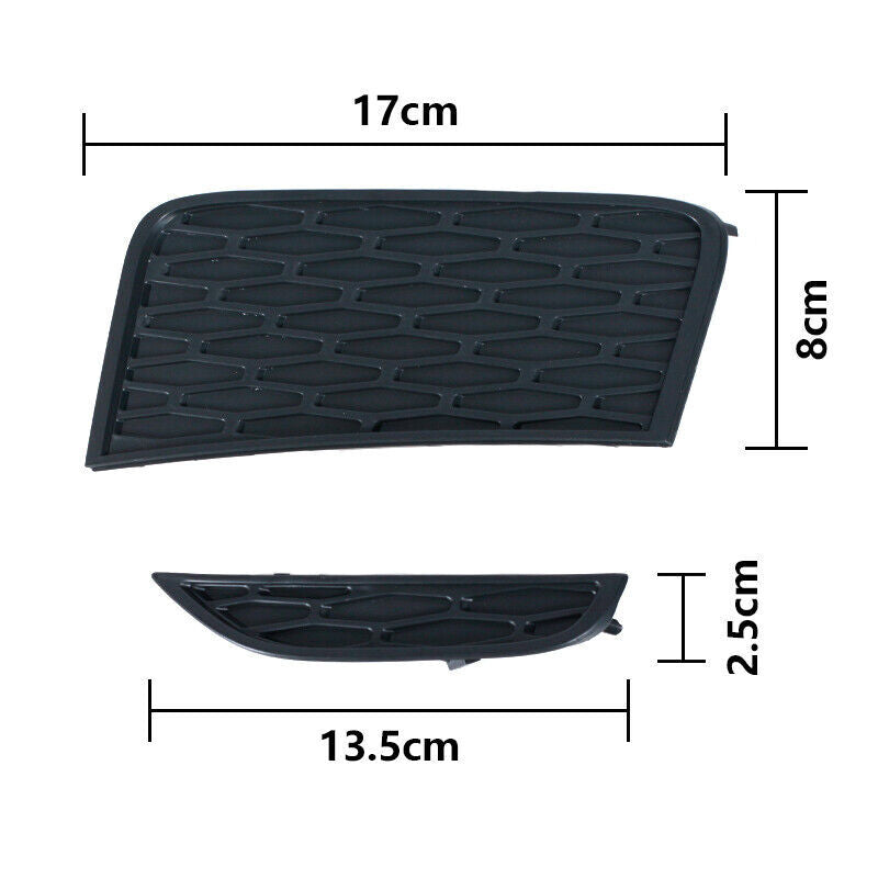 for Range Rover Evoque 2012-2015 Right Front Bumper Fog Light Trim Bezel 2pcs v