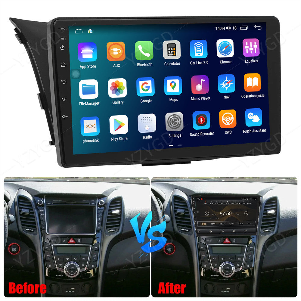 for Hyundai I30 for Elantra GT 2012-2017 Stereo CarPlay Car Radio Android GPS Screen
