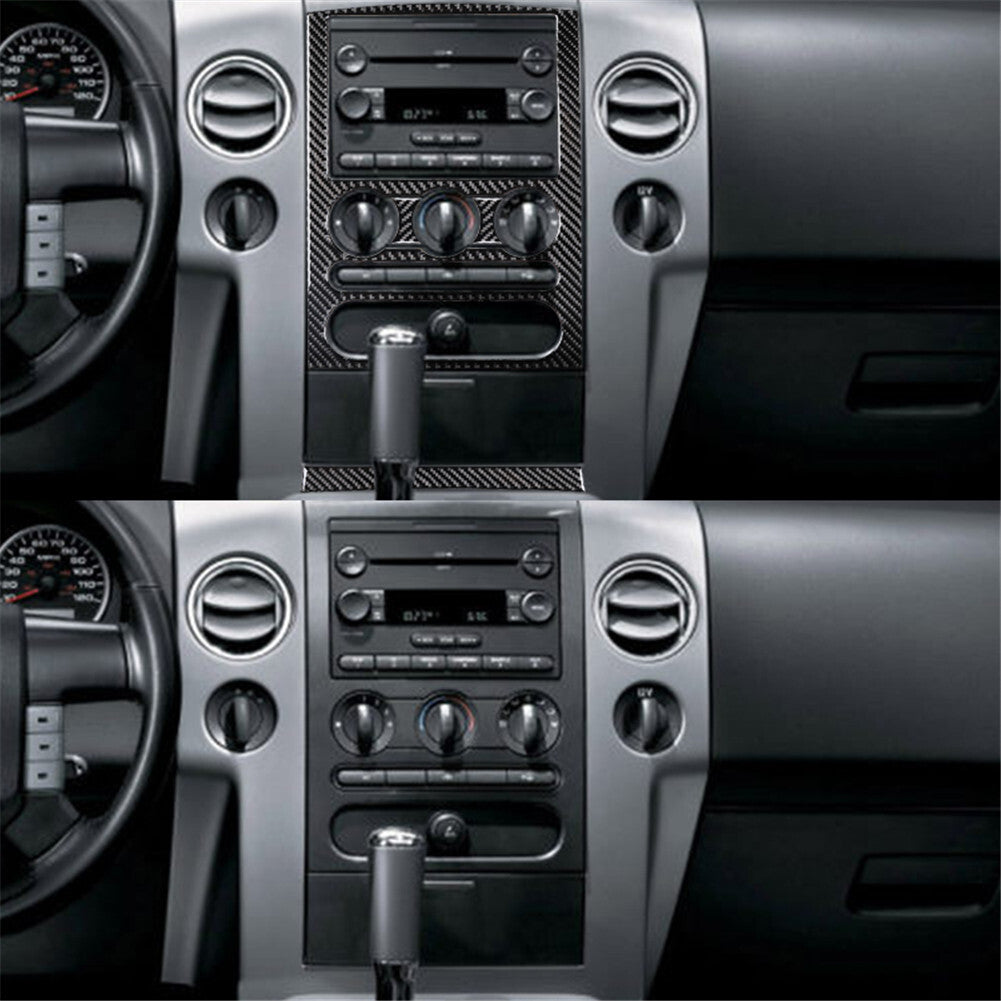 2X Red Carbon Fiber Front Door Panel Cover Trim For Tacoma 2016-2021 v