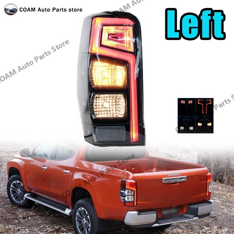 The left taillight and rear brake stop light are applicable to the for Mitsubishi L200 Triton 2019 and 2020 models.