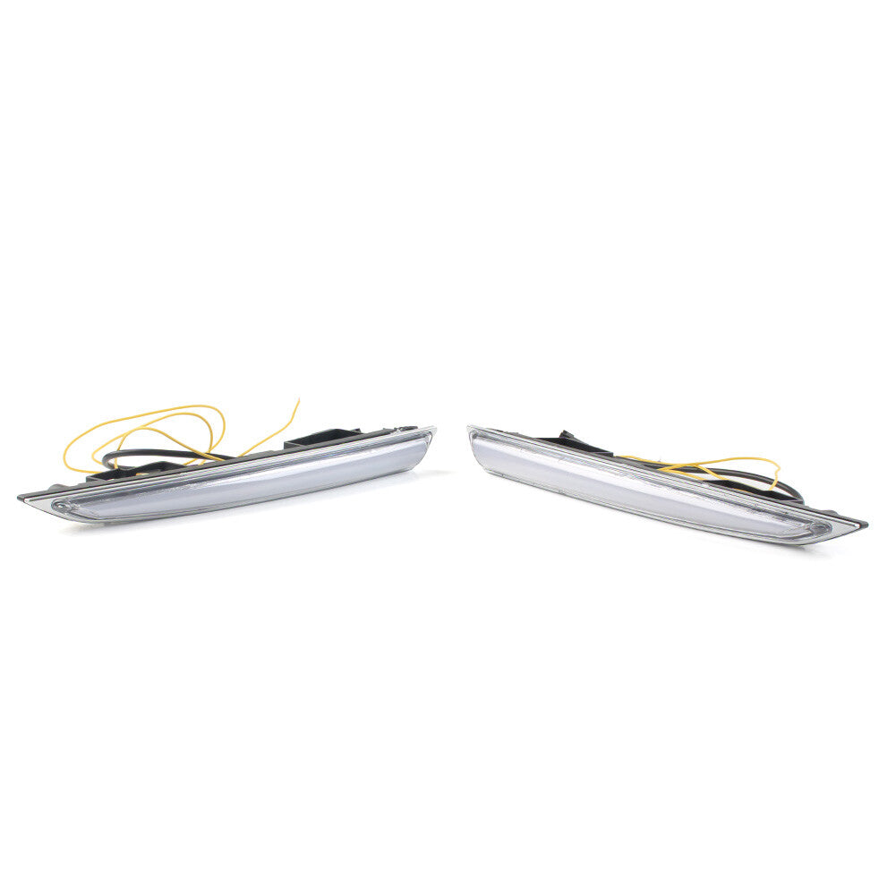 DRL LED Daytime Running Light Lamp w/ Turn Signal Fits for Ford Escape Kuga 13-2015