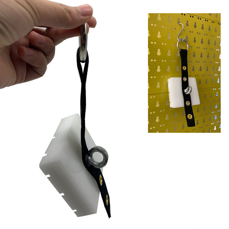 Automotive body panel metal dent repair tool kit with puller and nylon belt for anti-slip. n