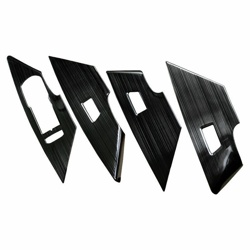 Chrome Side Door Mirror Rain Eyebrow Frame Covers for Hyundai for Elantra 2017-2020 v