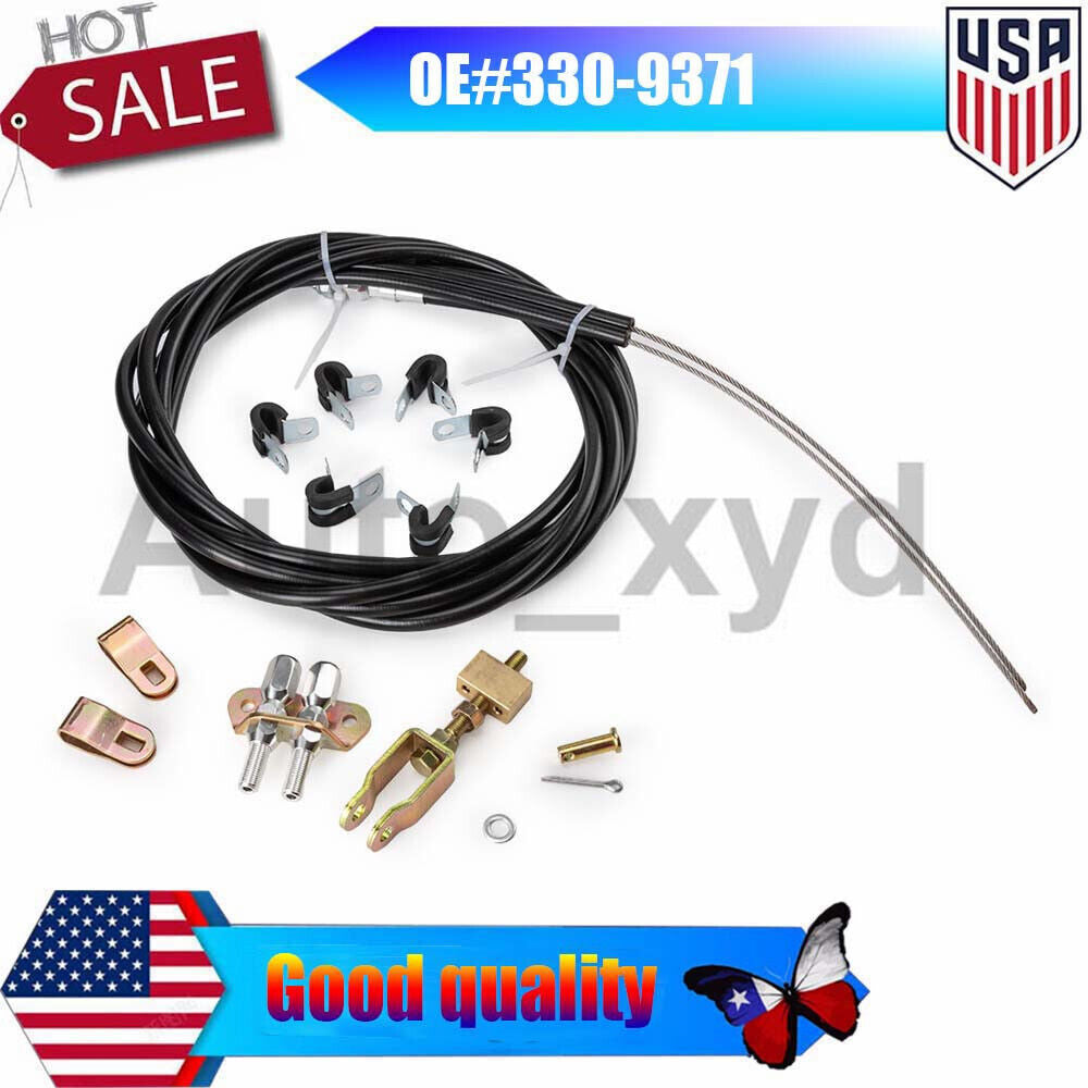 Universal Emergency Parking Brake Complete Cable Kit 330-9371 Replacement XYD Q