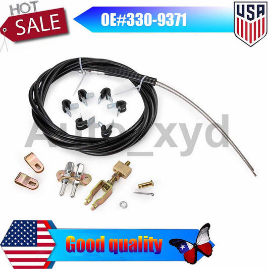 Universal Emergency Parking Brake Complete Cable Kit 330-9371 Replacement XYD Q