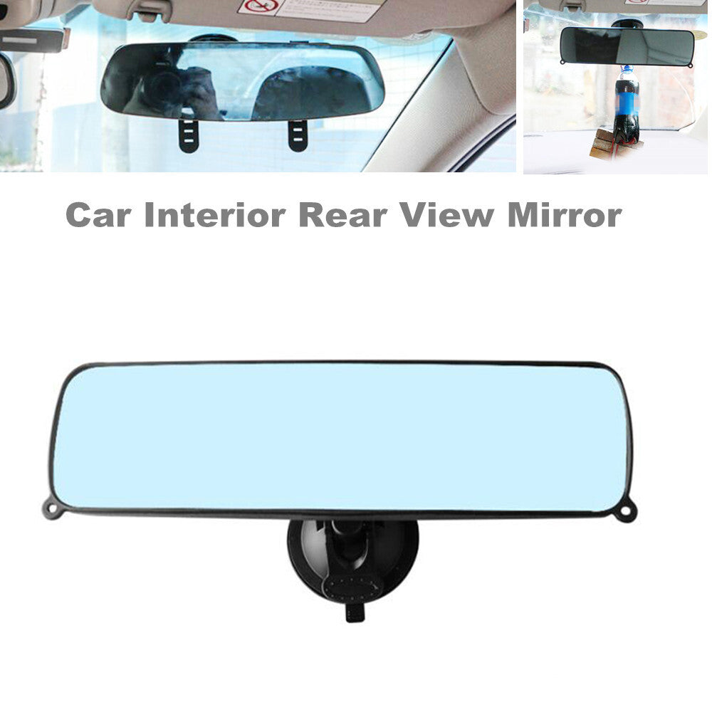 Universal adjustable blue lens suction cup for car and truck interior rearview mirrors. n