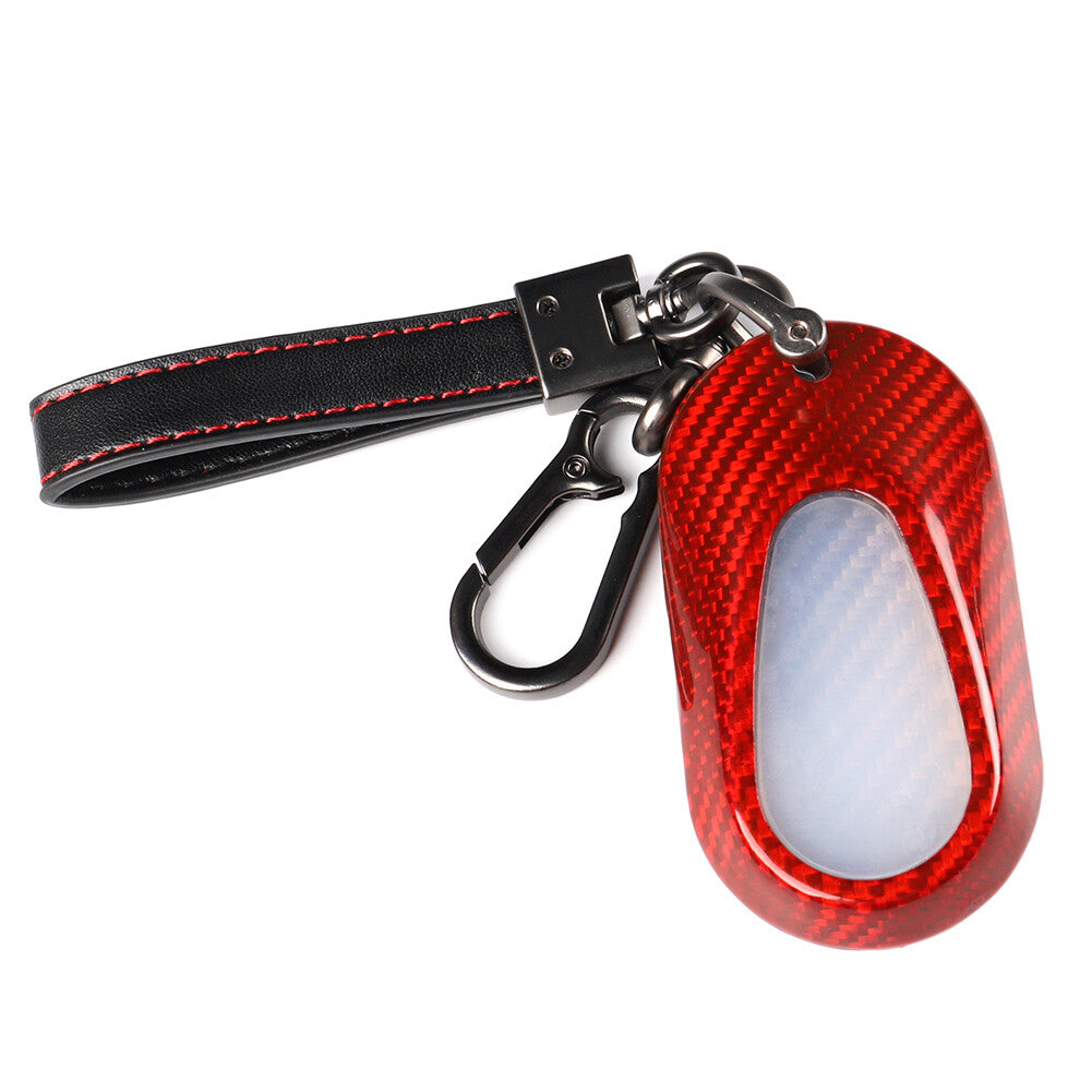 Red Remote Car Key Fob Cover Case Shell for Mercedes-Benz C S Class W206 Q