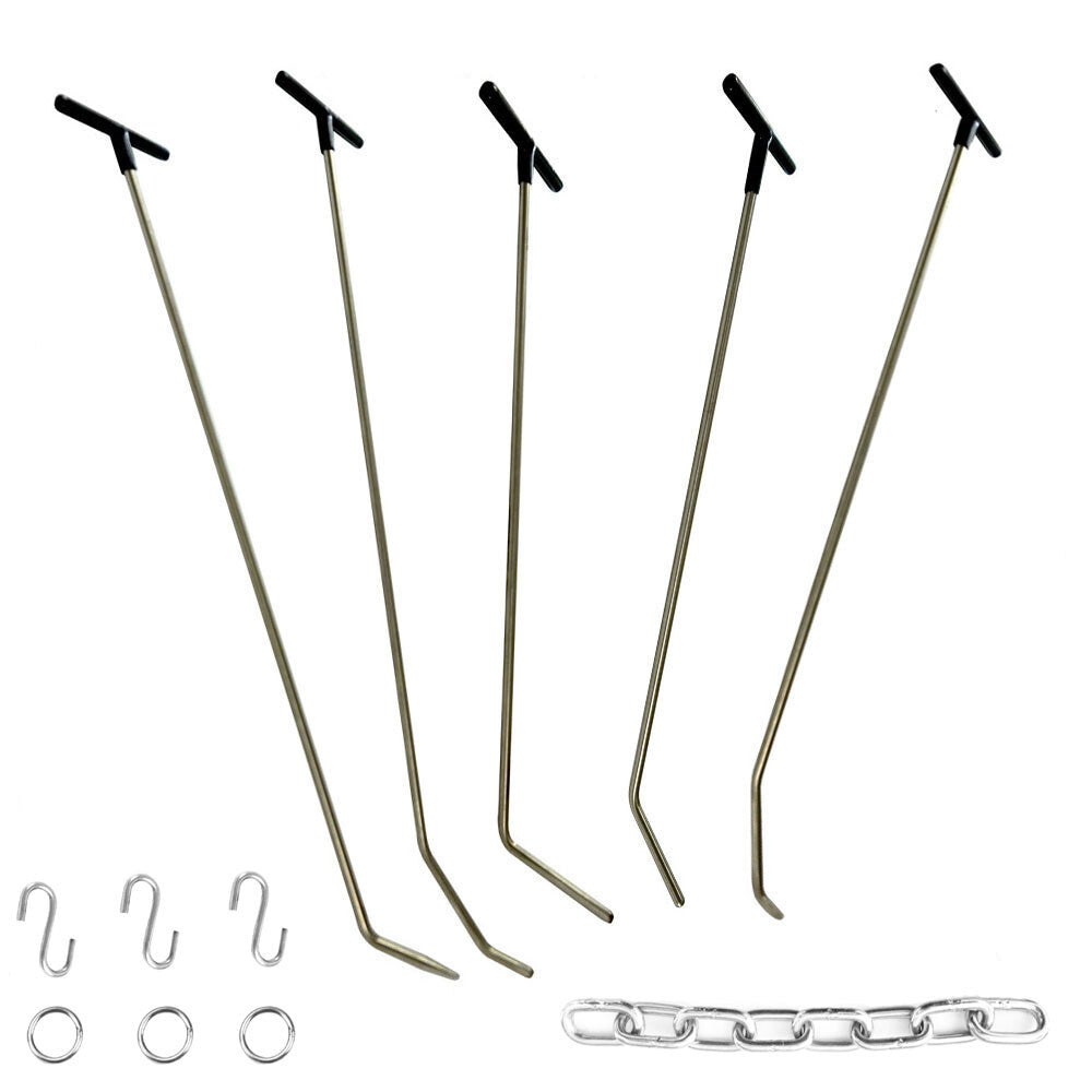 Car Repair Paintless Dent Removal Tools Kits PDR Rods Tools Dent Repair Kit v