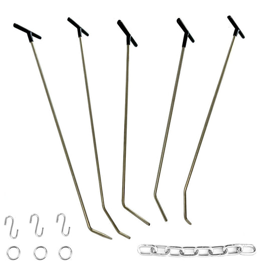 Car Repair Paintless Dent Removal Tools Kits PDR Rods Tools Dent Repair Kit v