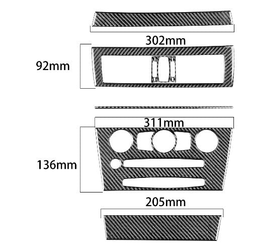Carbon Fiber Center Console Gear Shift Panel Trim For Celica 2001-2005 v