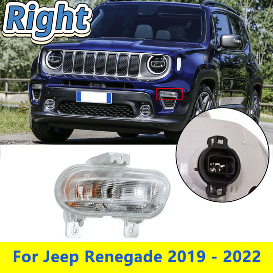 for Jeep Renegade 2019-2021 Right front DRL Parking Turn Signal Fog Light v