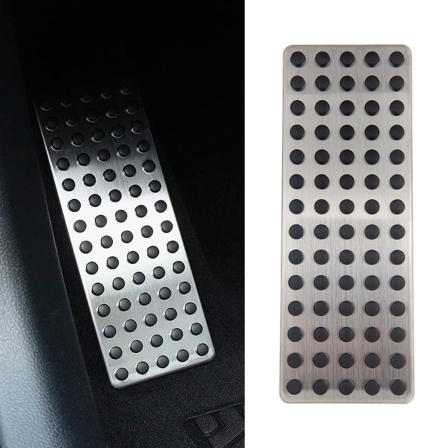 Steel car footrest pedal cover suitable for A, B, C, E, GLC-Class - n