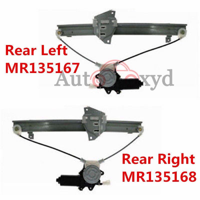 MR135167/68 Rear LH+RH Power Window Regulator Motor for Mitsubishi Montero 92-00 Q
